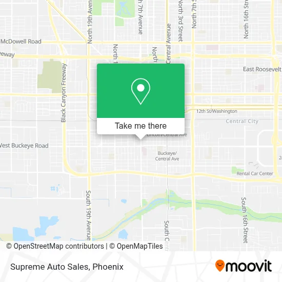 Supreme Auto Sales map