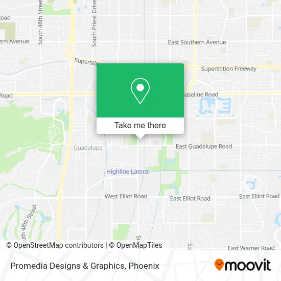 Promedia Designs & Graphics map