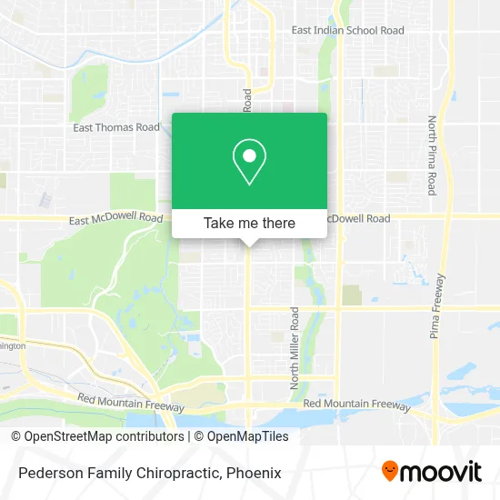 Pederson Family Chiropractic map