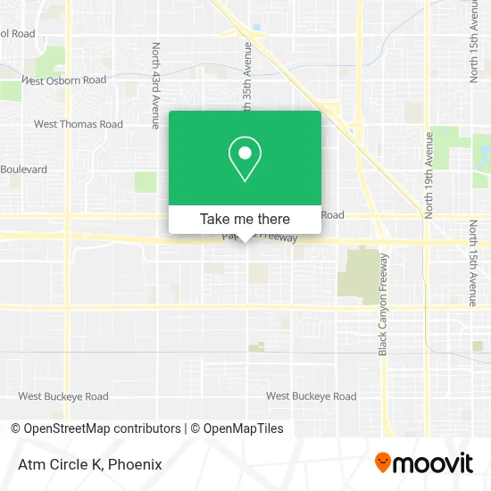 Atm Circle K map
