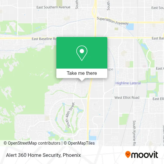 Alert 360 Home Security map