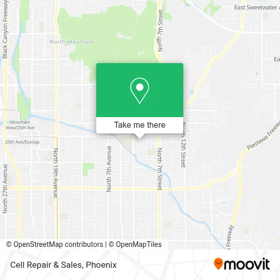 Cell Repair & Sales map