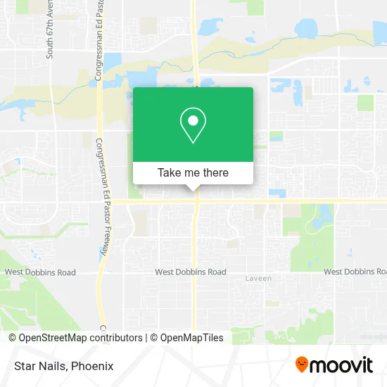 Star Nails map