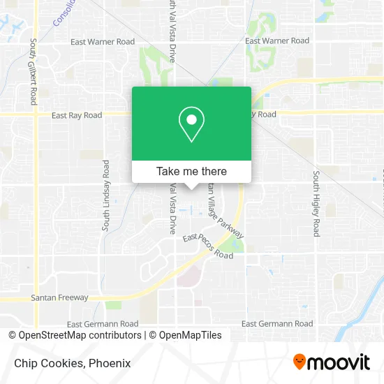 Chip Cookies map