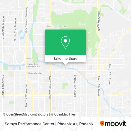 Soraya Performance Center | Phoenix Az map
