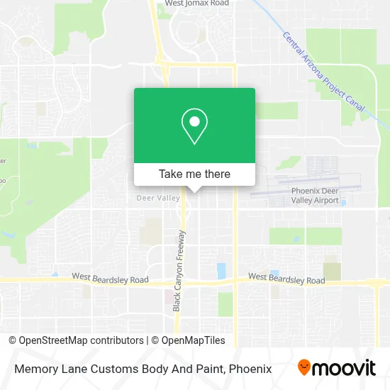 Memory Lane Customs Body And Paint map
