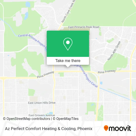 Az Perfect Comfort Heating & Cooling map