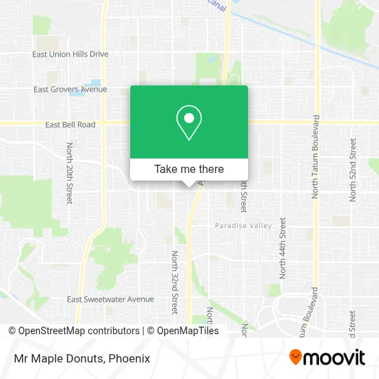 Mr Maple Donuts map