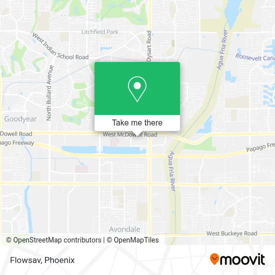 Flowsav map