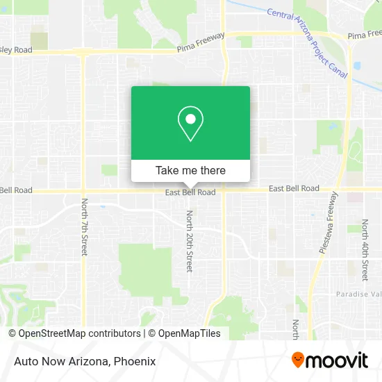 Auto Now Arizona map