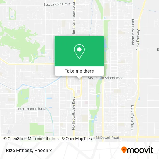 Rize Fitness map