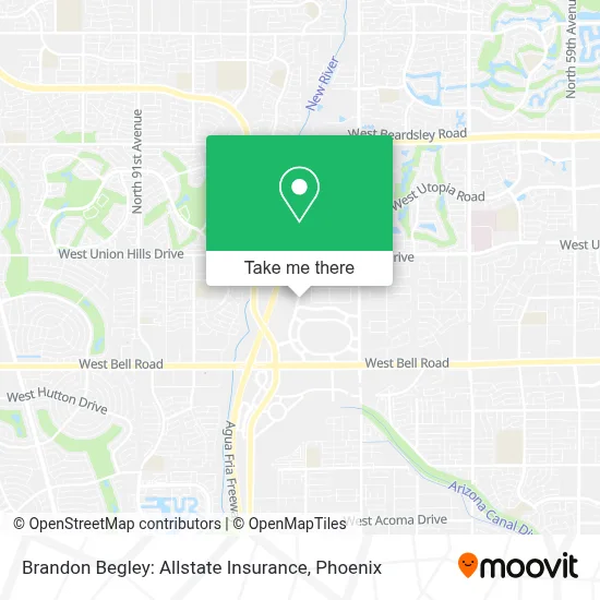 Brandon Begley: Allstate Insurance map
