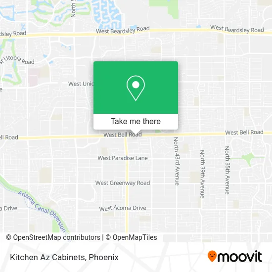 Kitchen Az Cabinets map
