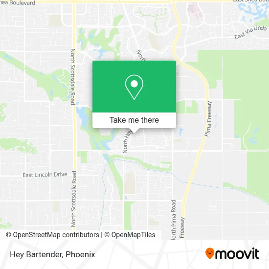 Hey Bartender map