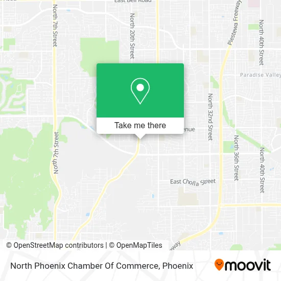 North Phoenix Chamber Of Commerce map