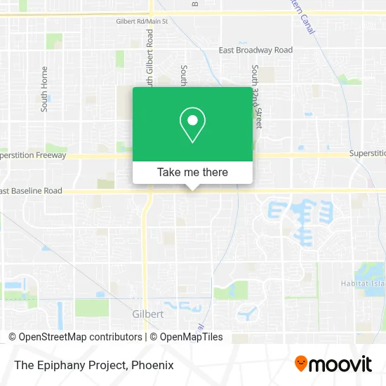 The Epiphany Project map