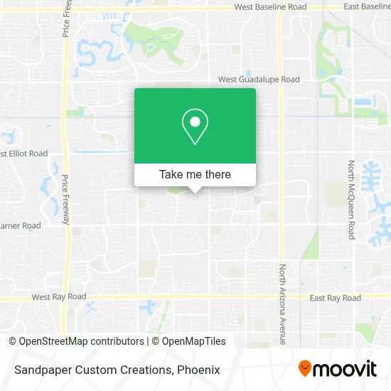 Sandpaper Custom Creations map