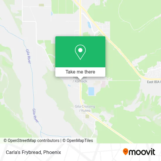 Carla's Frybread map