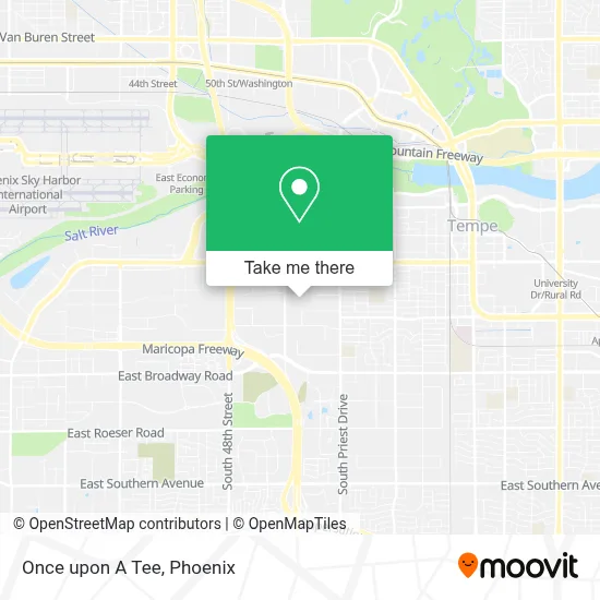 Once upon A Tee map