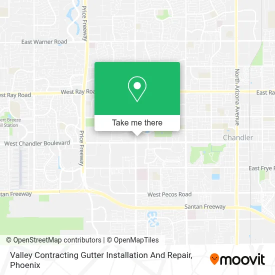 Valley Contracting Gutter Installation And Repair map