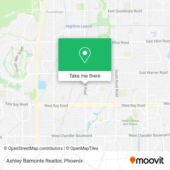 Ashley Bamonte Realtor map
