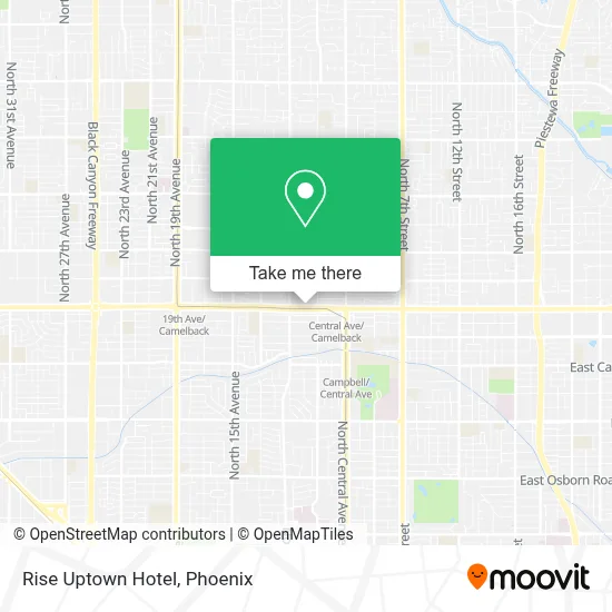 Rise Uptown Hotel map