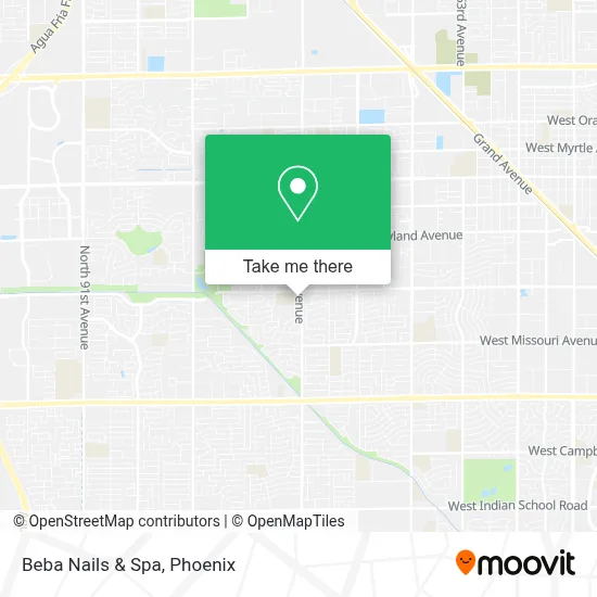 Beba Nails & Spa map