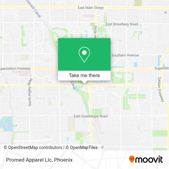 Promed Apparel Llc map