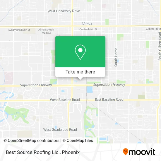 Best Source Roofing Llc. map