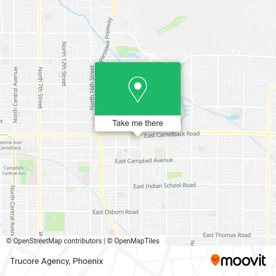 Trucore Agency map