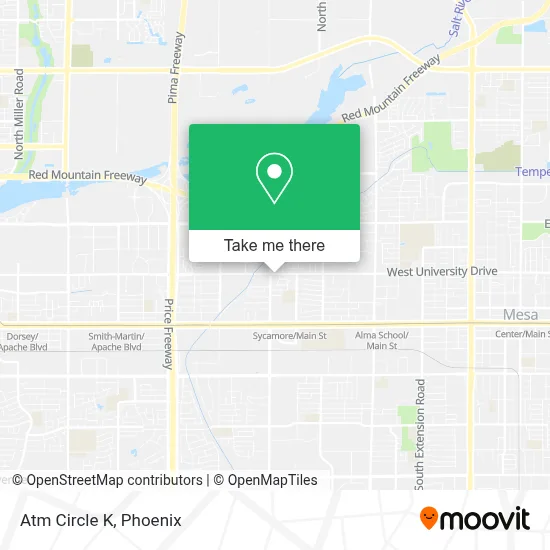 Atm Circle K map