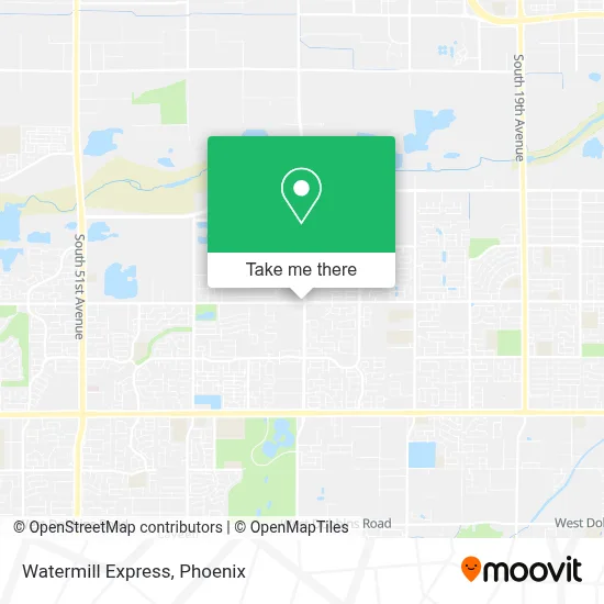 Watermill Express map