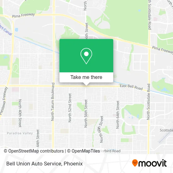 Bell Union Auto Service map
