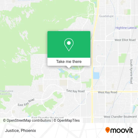 Justice map