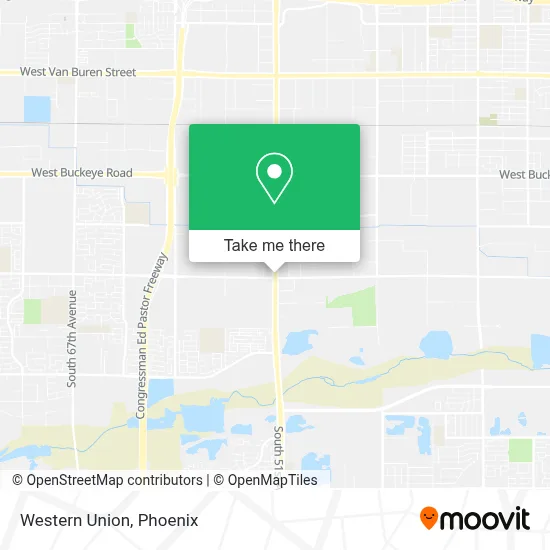 Western Union map