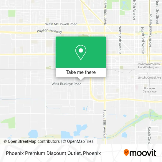 Phoenix Premium Discount Outlet map