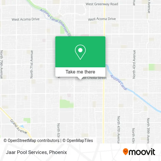 Jaar Pool Services map