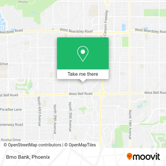 Bmo Bank map