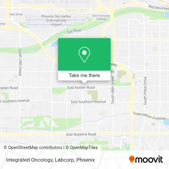 Integrated Oncology, Labcorp map