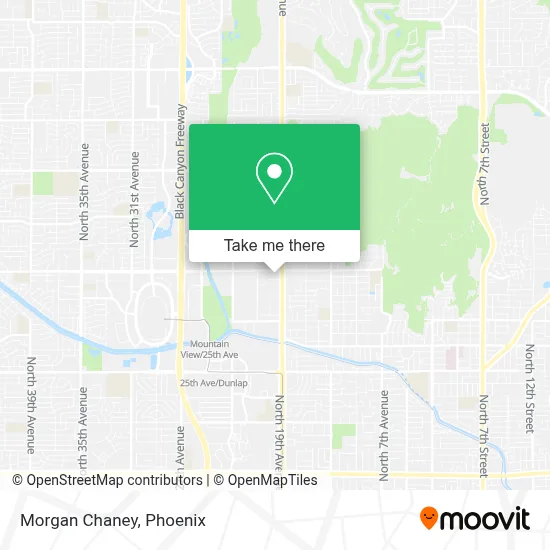Morgan Chaney map