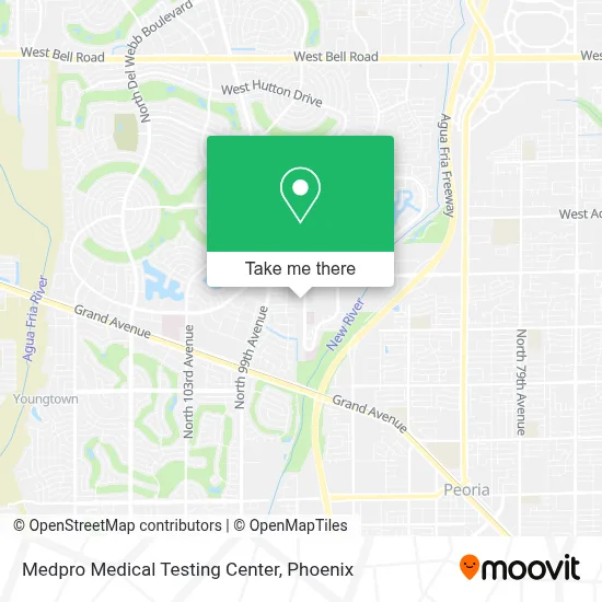 Medpro Medical Testing Center map