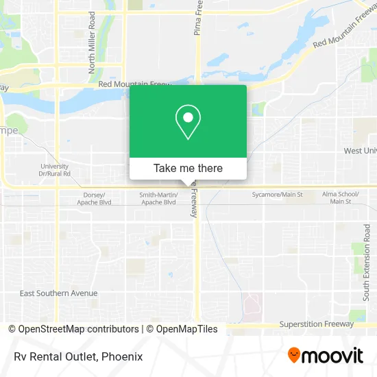 Rv Rental Outlet map