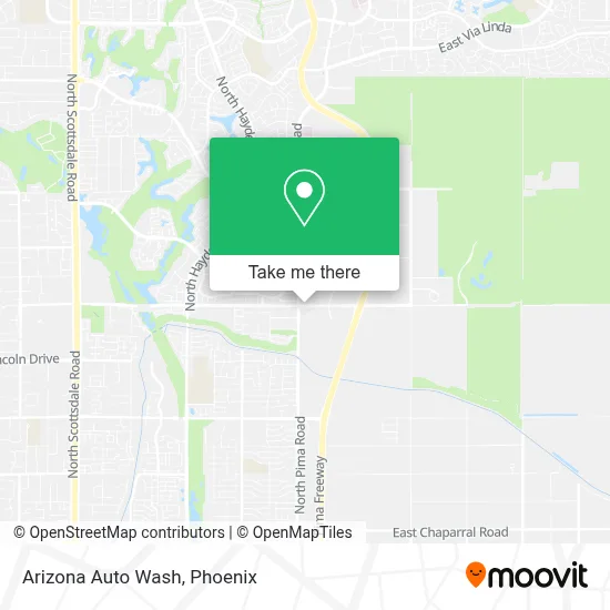 Arizona Auto Wash map