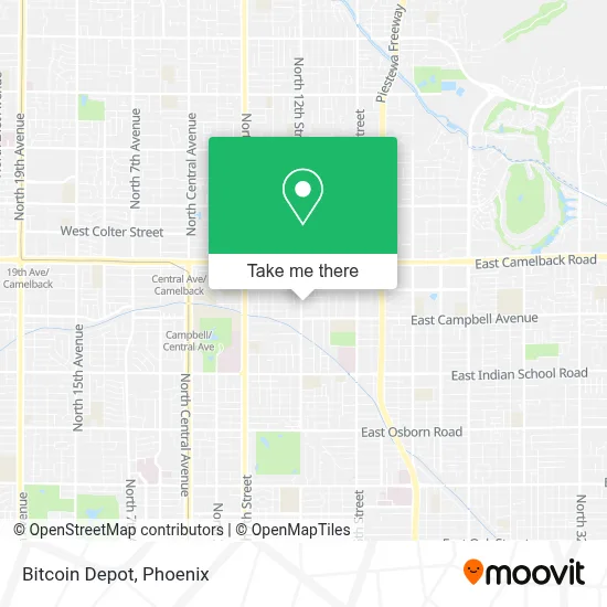 Bitcoin Depot map