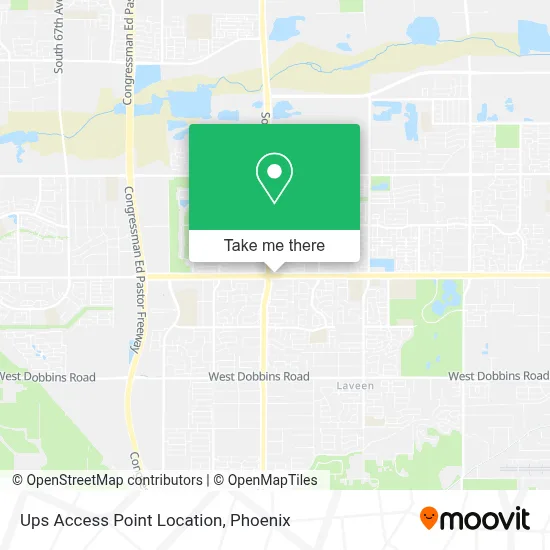 Ups Access Point Location map
