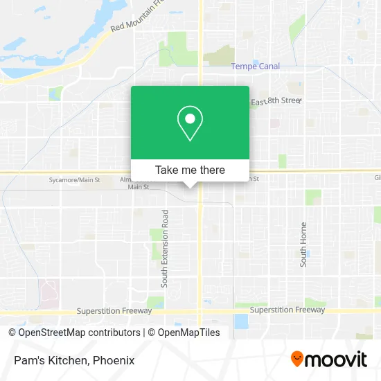 Pam's Kitchen map