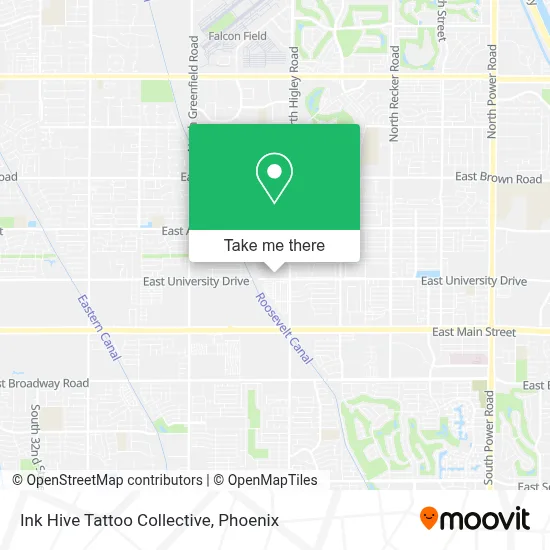 Ink Hive Tattoo Collective map
