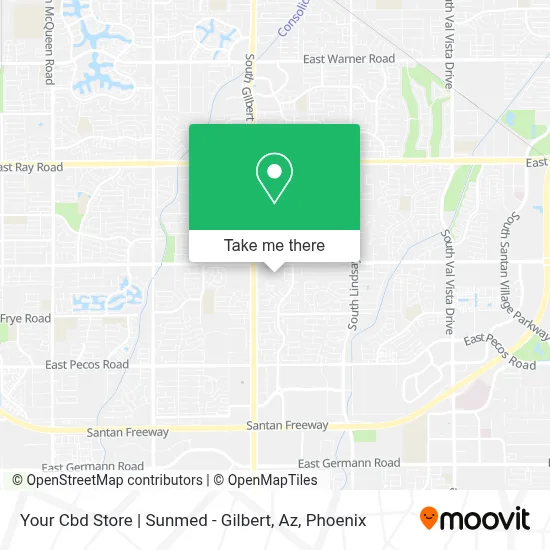 Your Cbd Store | Sunmed - Gilbert, Az map