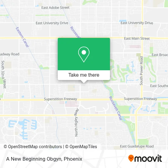 A New Beginning Obgyn map