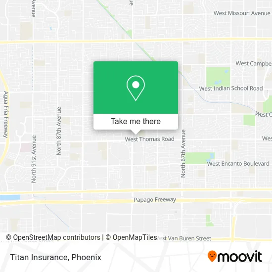 Titan Insurance map